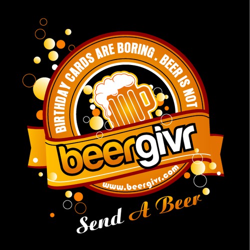 BeerGivr - Sometimes beer is a currency. Pay your debts. Send a beer. (T-shirt design)