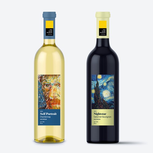 Van Gogh theme wine