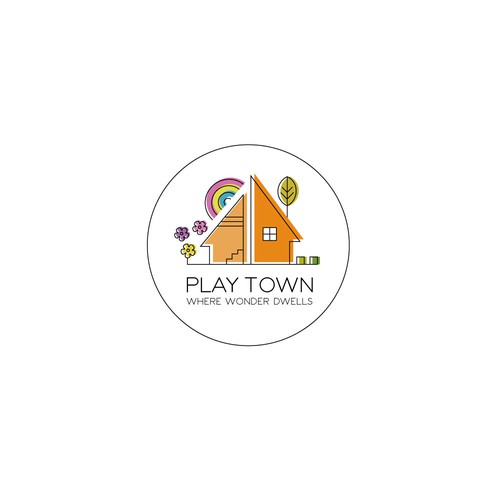 A logo to help families connect with nature & each other through play