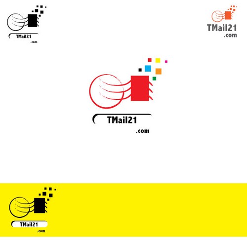 TMail21.com logo concept