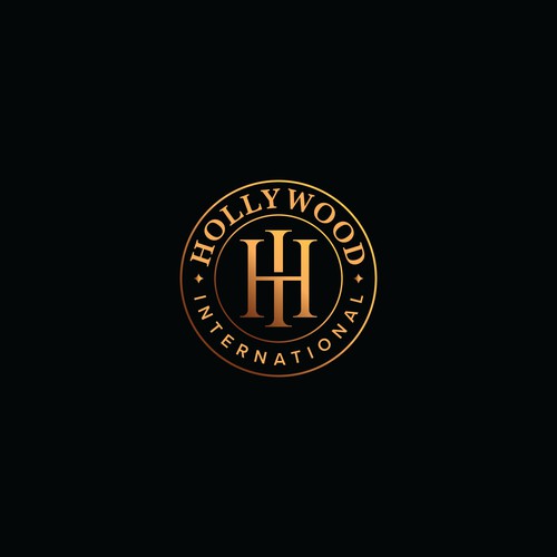 Luxury initial HI logos