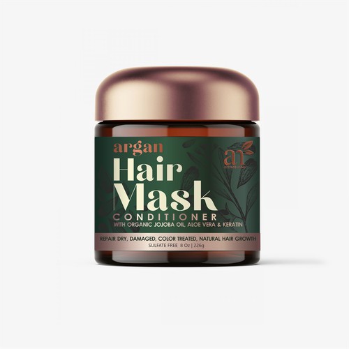 Hair Mask Label for Amazon Store