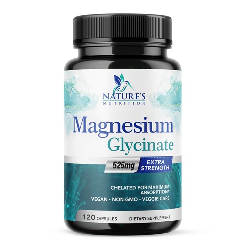 Label design for Magnesium Glicinate