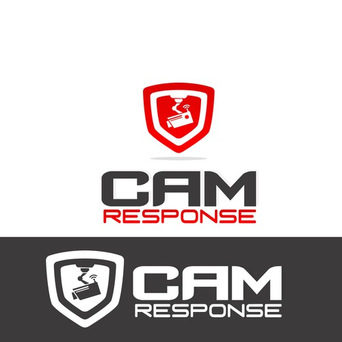Create a camera and monitoring logo for camresponse.com