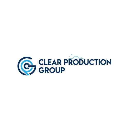 Clean CG Monogram Logo for Clear Production Group