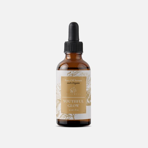 Label Organic Face Oil Serum