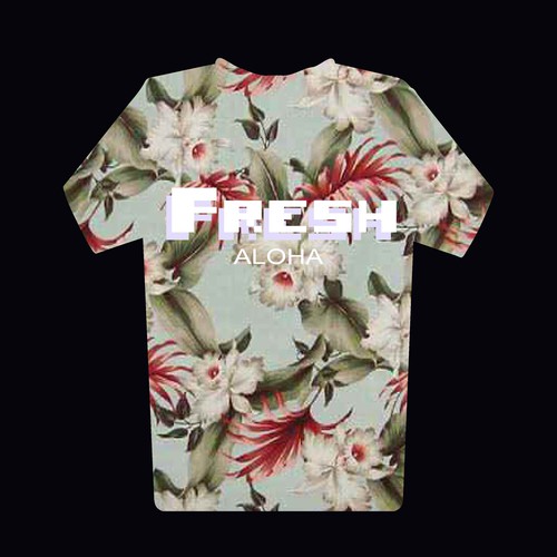 Design a hip FLORAL PRINT design for apparel!