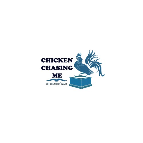 Logo concept for chicken chasing me