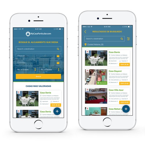 Mobile Application for MyCasaParticular
