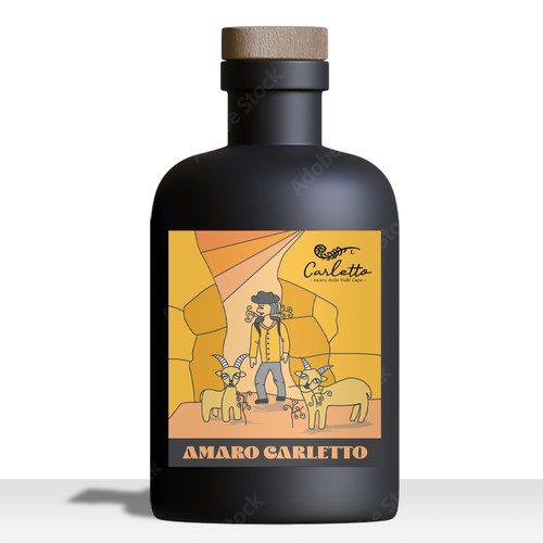 Label concept for alcohol