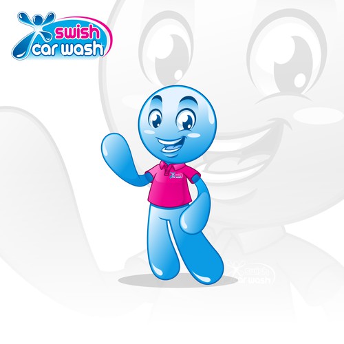 Mascot Design for Swish Car Wash