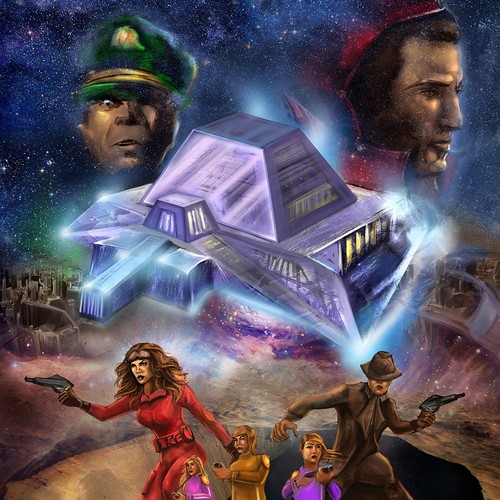 Winner of Book cover illustration for "Proxy Wars: House of Dust"
