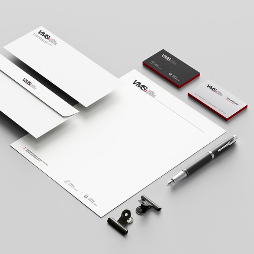 Clean stationery design