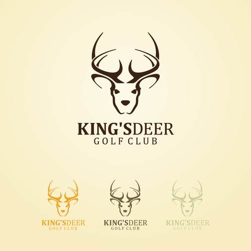 King's Deer Golf Club Logo design 