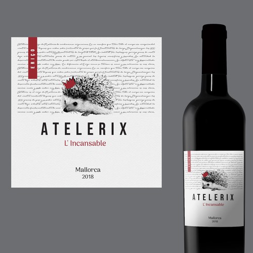 Label for Mallorca wine