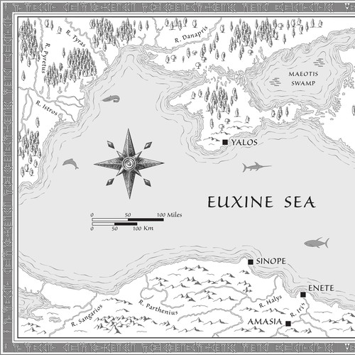 Map for historical fantasy novel