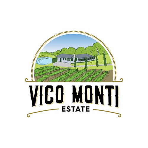Bold Logo for Wine Estate