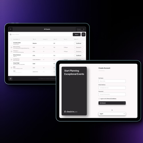 MVP app design