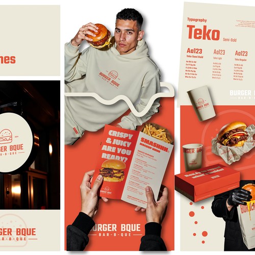 Restaurant Brand Identity | Bold Logo Design for BBQ Bar & Grill