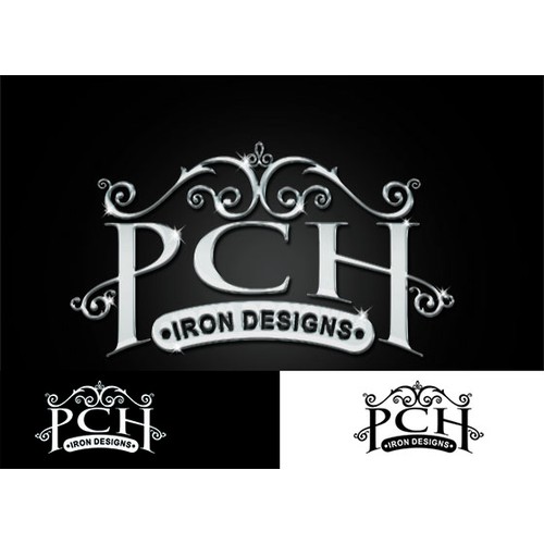 PCH Iron Design logo for custom highend metal work based in California