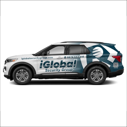 iglobal security car wrap