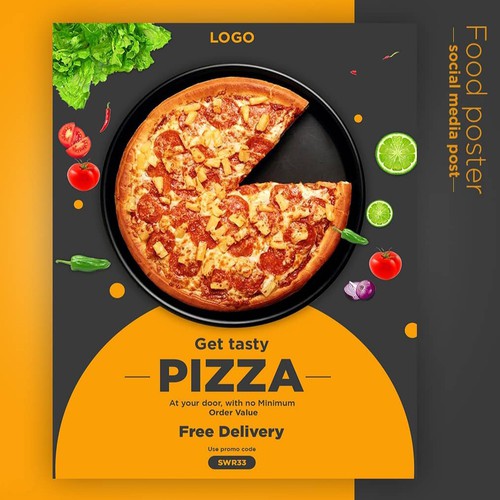 Food Banner Design ||  Graphics Design || Ads Banner