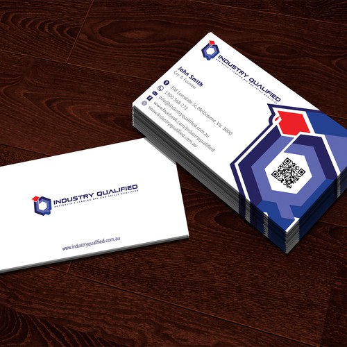 Create business cards for Industry Qualified