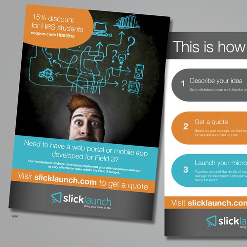 Web & App design flyer