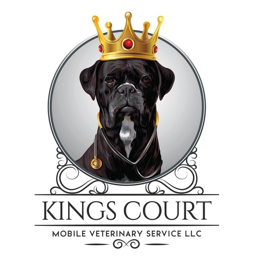 Illustrative logo Kings Court Mobile Veterinary Service LLc 