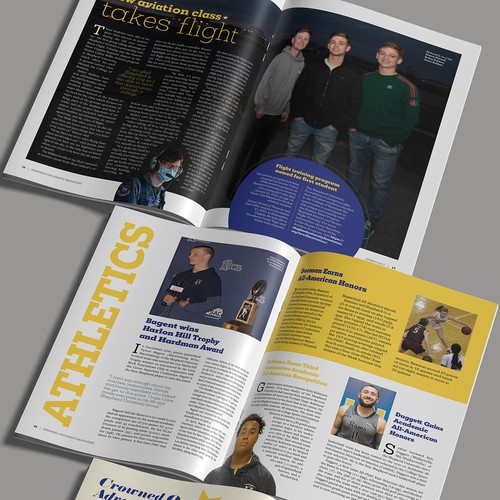 Magazine layout