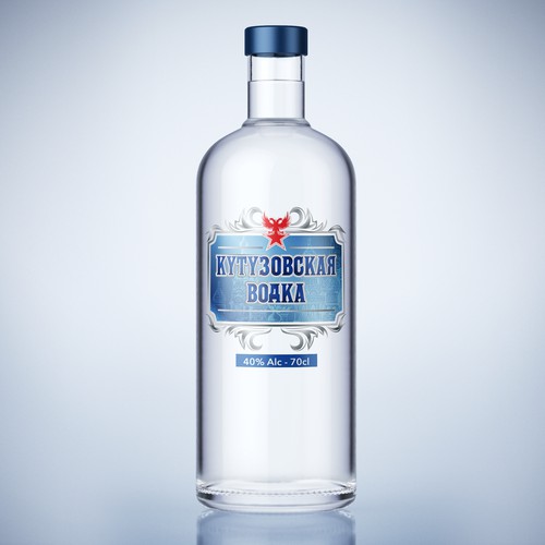 Russian Vodka Label Design