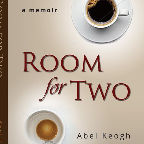 Create a thought provoking cover for the book "Room for Two: A Memoir"