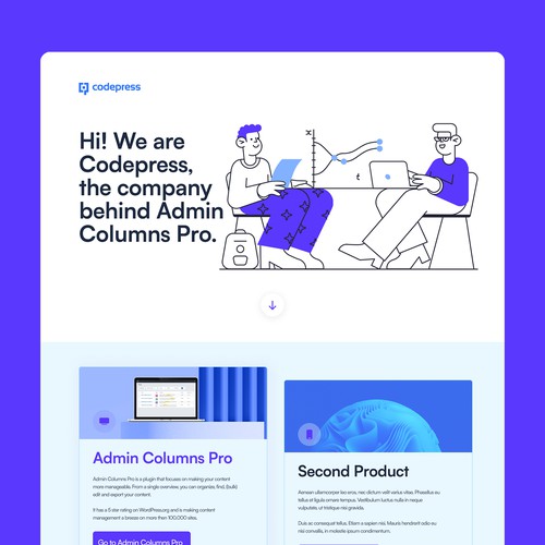 Codepress Landing Page