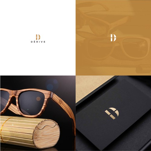 Elegant Logo for Wooden Sunglasses Company 