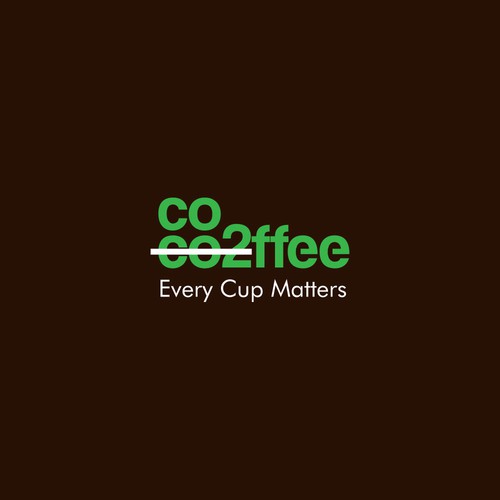 Clean logo for a environment friendly coffee seller