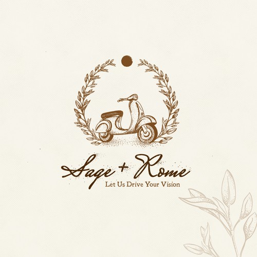 Vintage logo for event planner