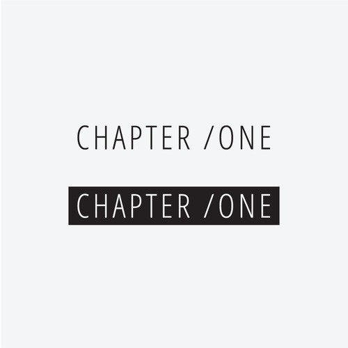 Chapter One