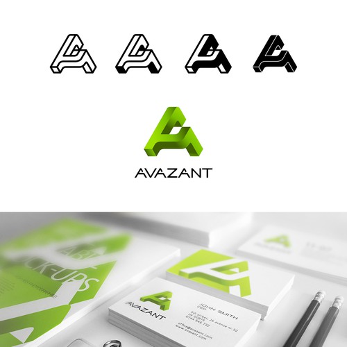 Create a highly visible logo for a new Internet startup