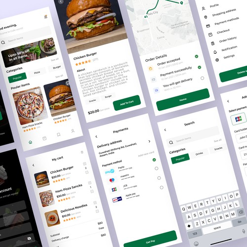 Food delivery app