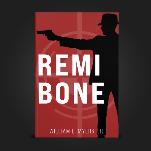 Cover design for a crime fiction