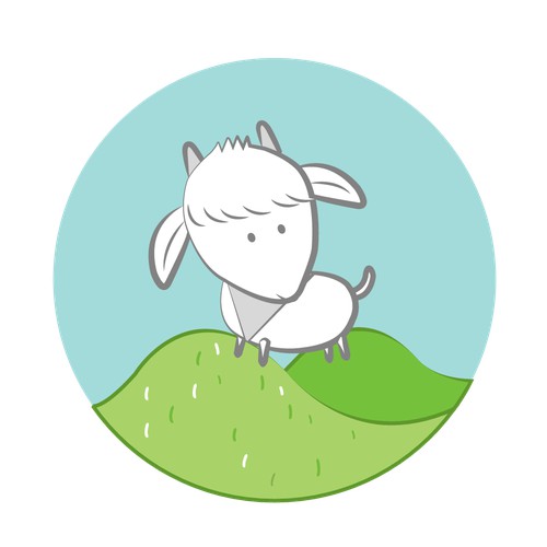 "Goat Valley" Illustrative Logo