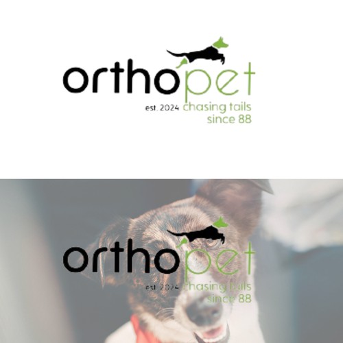 OrthoPet Rescue Pet Logo