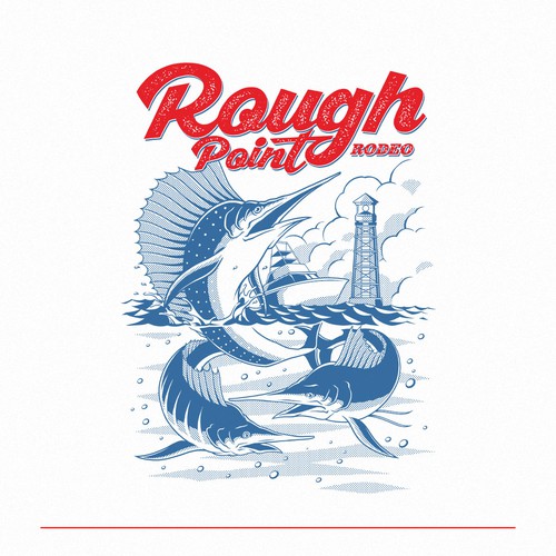 Fishing tournament tee shirt design