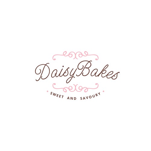 French inspired rustic chic bakery logo