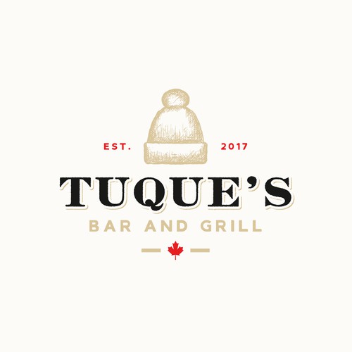 Tuque's Bar and Grill logo design