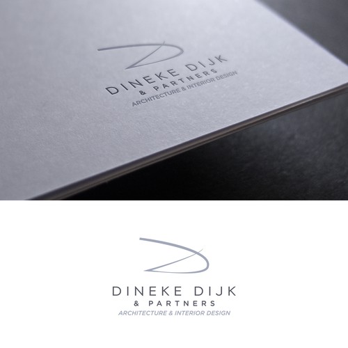 Stylish logo for architect & design agency: www.dijkenpartners.nl