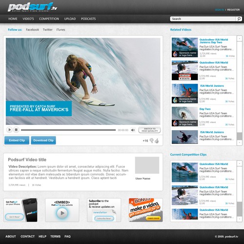 New Podsurf.tv website