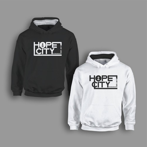 HOPE CITY TYPO HOODIES