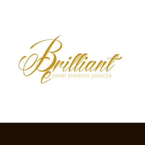 Be Brilliant sophisticated company logo concept