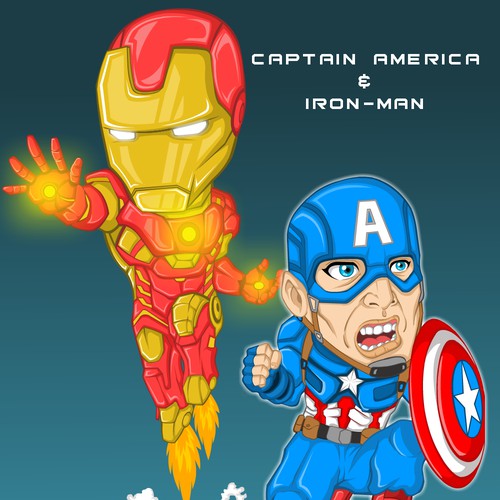 ironman  and captain america